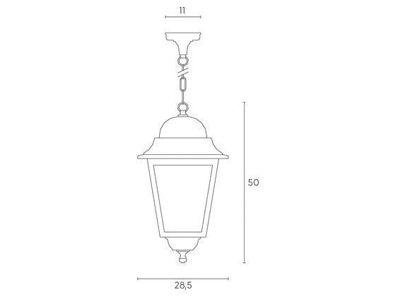 Lampada Sospesa in Alluminio Pressofuso con Diffusori in Vetro Trasparente nero