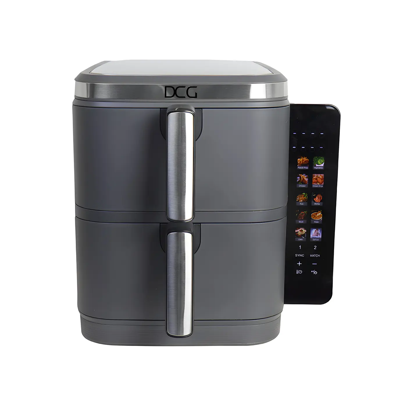 Friggitrice ad aria DCG FR4612D doppia vasca 11 litri 2800W con display LCD