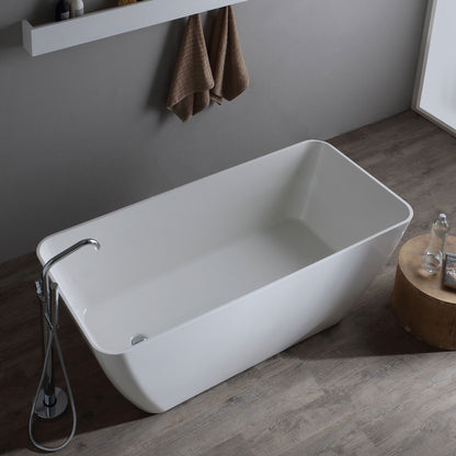Vasca da bagno freestanding in marmo ricomposto