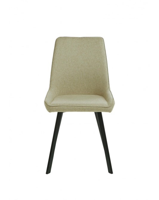 4x Sedia in Microfibra Beige - Fox