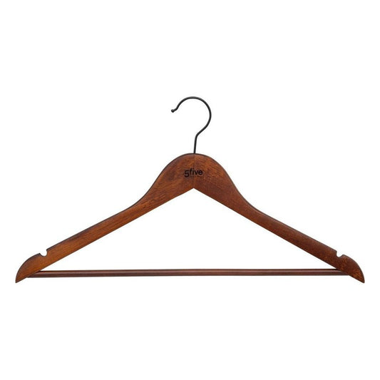 Set di 2 appendini in legno scuro