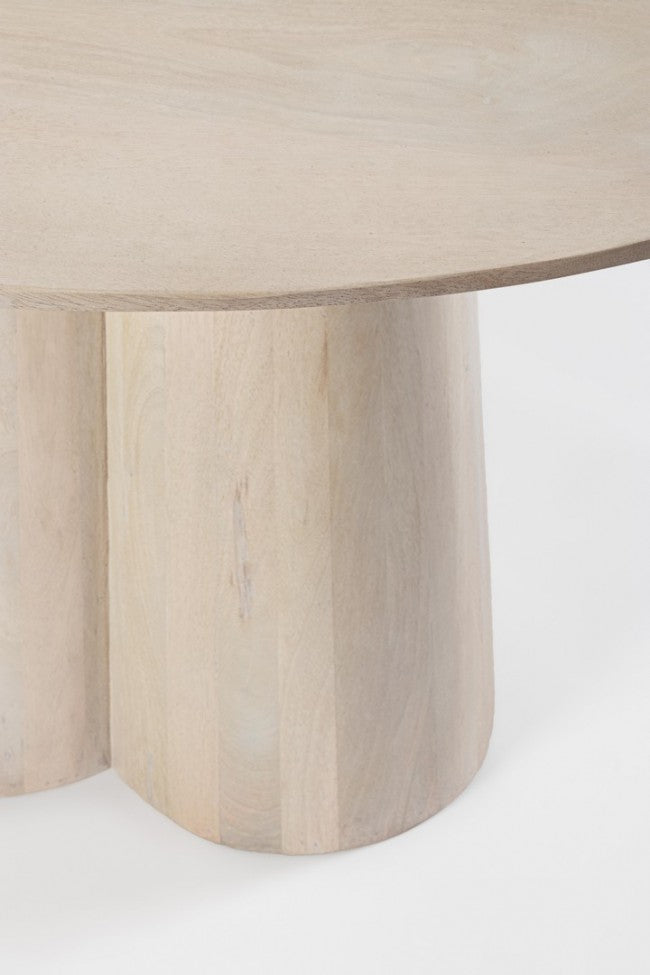 Tavolo rotondo in legno D.120 x 77h