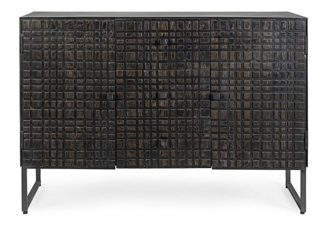 Credenza 2 ante e 3 cassetti Dorset stile industriale