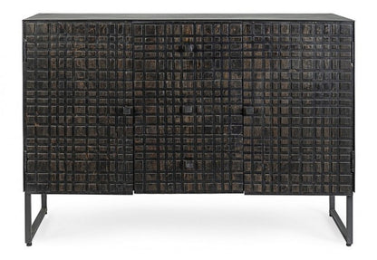 Credenza 2 ante e 3 cassetti Dorset stile industriale