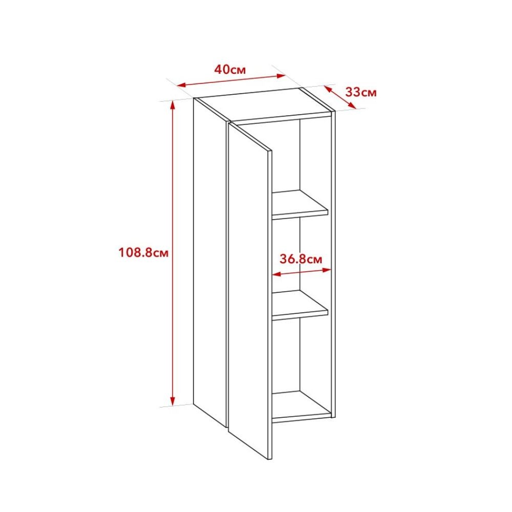 Parete attrezzata rovere e bianco 235x44,1x195