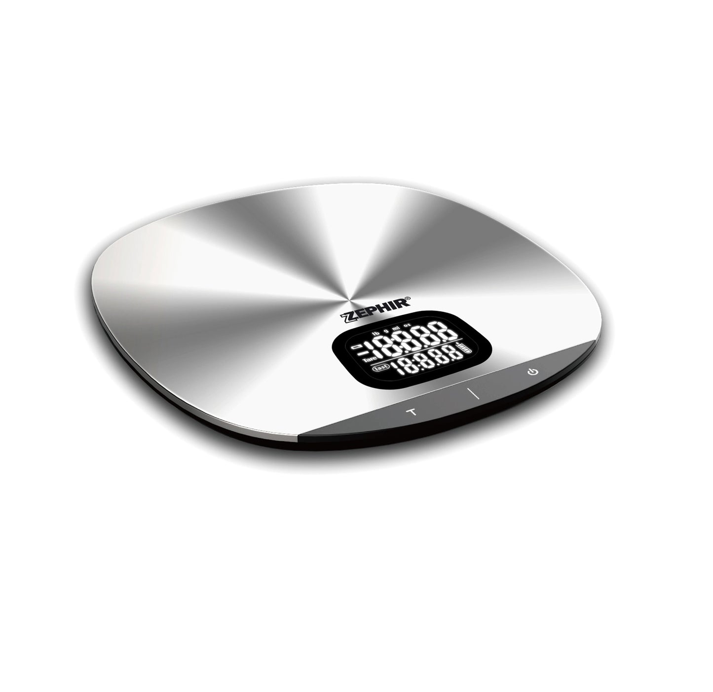 Bilancia digitale da cucina in acciaio capacità 5 kg