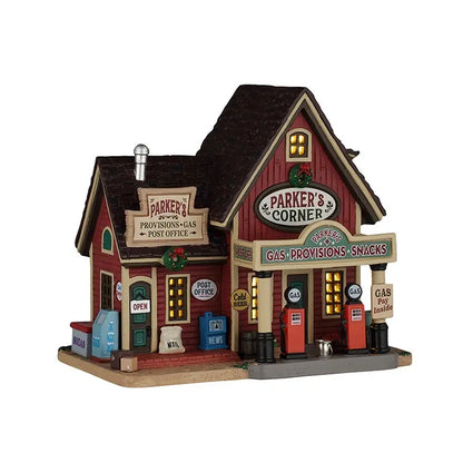 Lemax Parker’s Corner 17,5 × 12 × H15,8 cm con adattatore