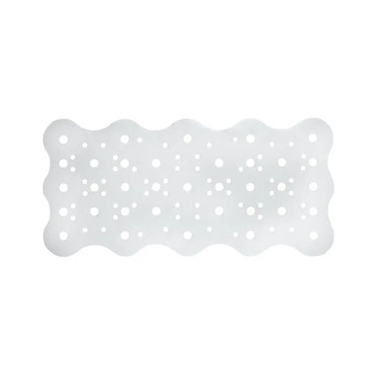 Tappeto vasca Oceano bianco antiscivolo con ventose 33 × 70 cm