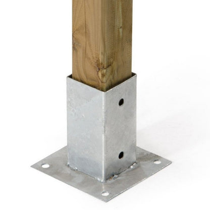 Fissaggio per pali quadrati mm 91 x 91 h150 mm