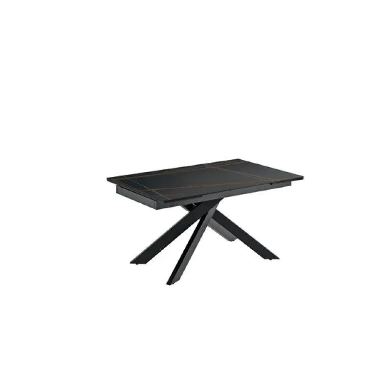 Tavolo Ares allungabile cm 140-200 x 80x76hceramica  effetto marmo nero