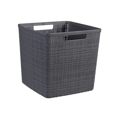 Cesto Curver Jute quadrato grigio 17l cm 28x28x27 h