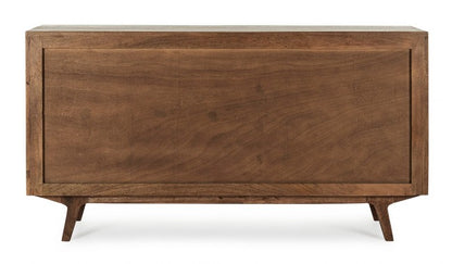 Credenza 2 ante - 3 cassetti marrone in legno stile vintage