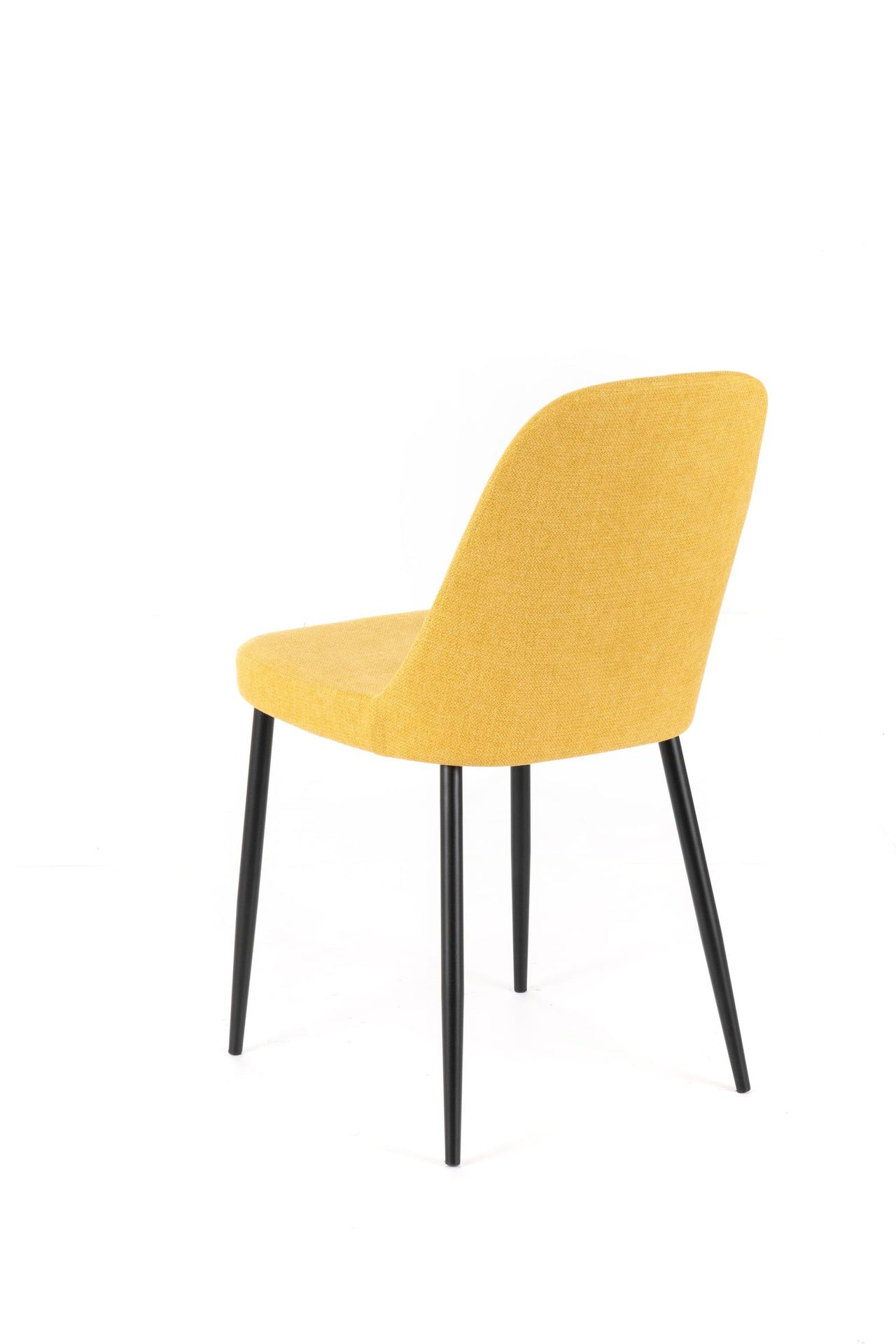 4x Sedia in Tessuto Giallo 55x46xH.85 cm