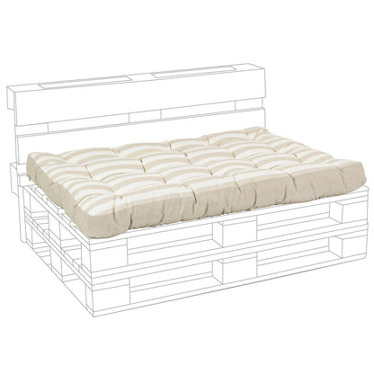 Cuscino pallet imbottito color sabbia