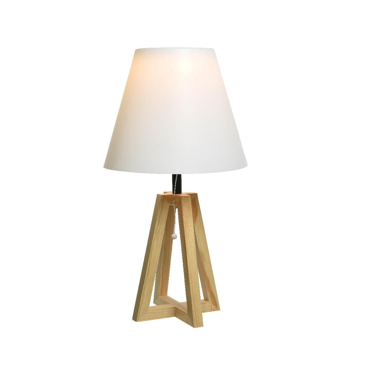 Lampada tavolo lgn pino h68