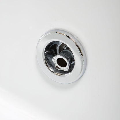 Vasca Rettangolare a Idromassaggio in Acrilico Bianco