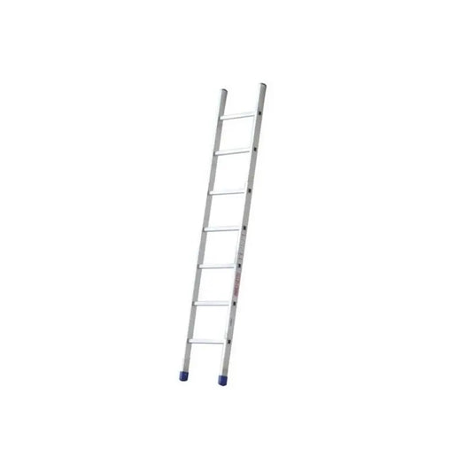 Scala professionale semplice 7 pioli in alluminio h 2,16 m