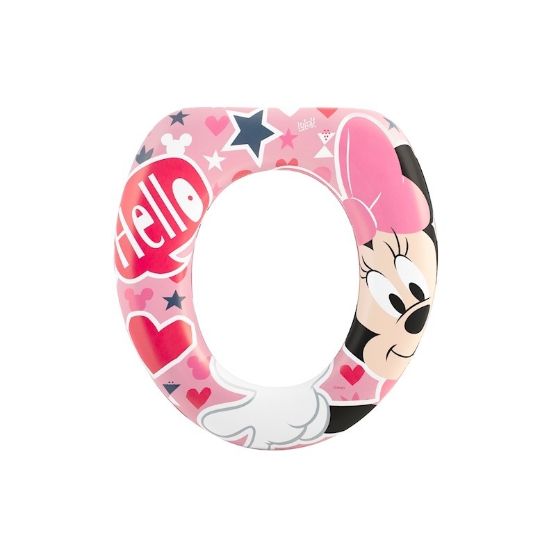Riduttore per WC Soft Disney Minnie Icon imbottito BPA Free +12 Mesi