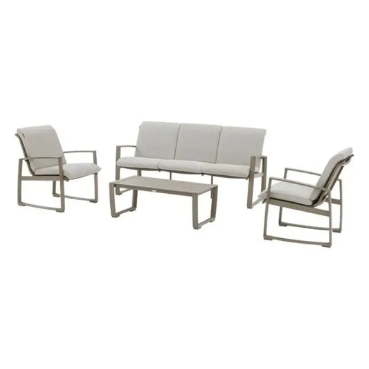 Set salotto hespéride Meloane tortora 5 posti cm 120x59x38 h