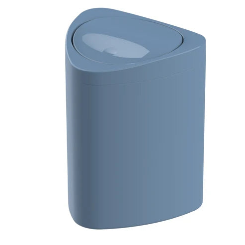 Cestino triangolare Pitagora blu colomba 5 L 20 × 20 × H26 cm