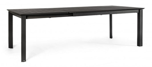 Tavolino allungabile Konnor antracite m 160-240x100x76h