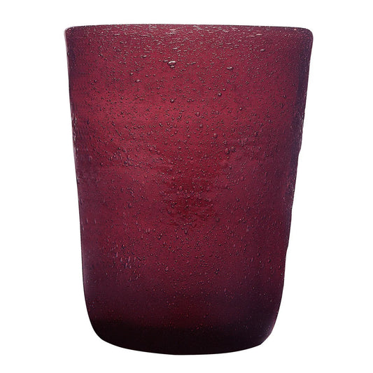 Bicchiere tumbler acqua purple memento originale in vetro soffiato 0,25L