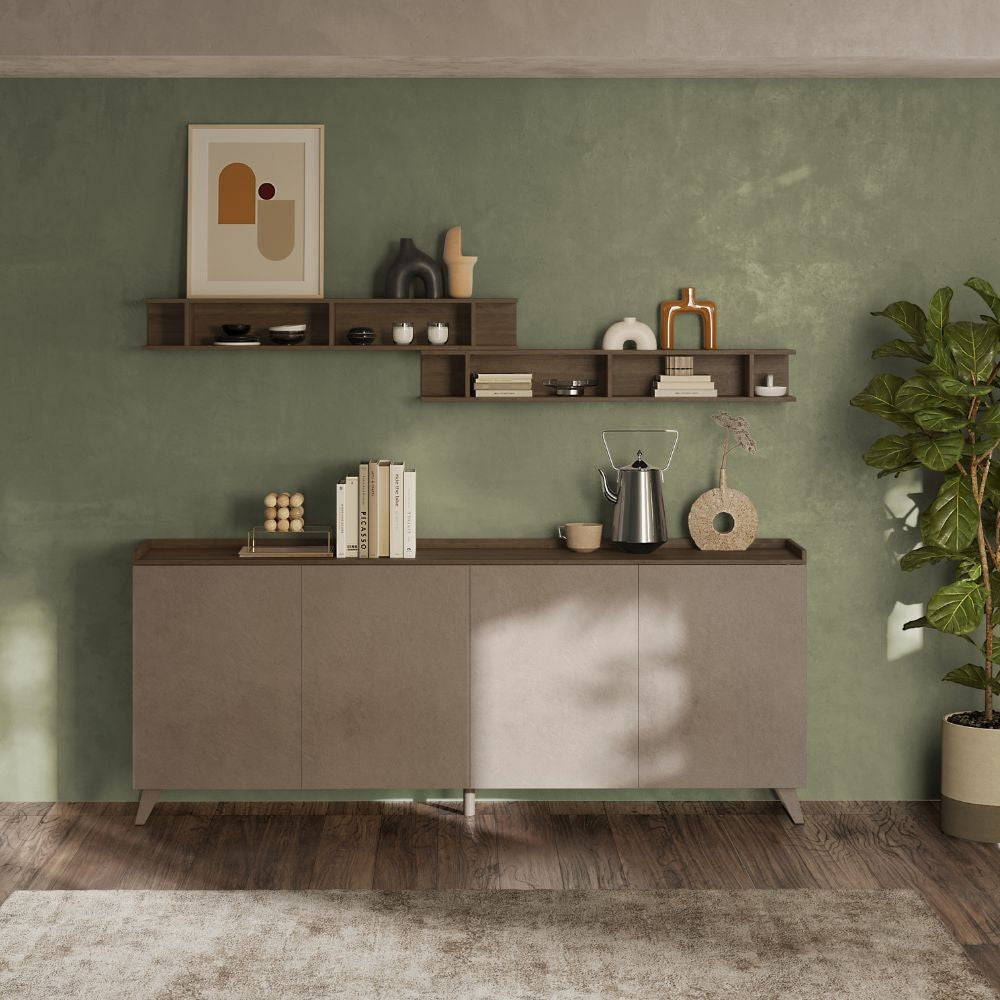 Madia bronzo 99x241x42 cm