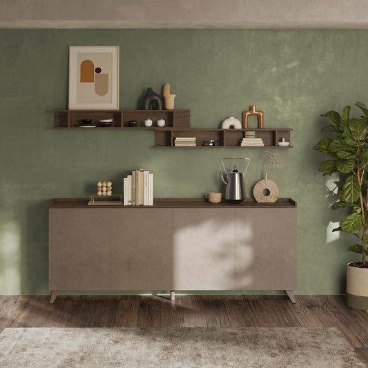 Madia bronzo 99x241x42 cm