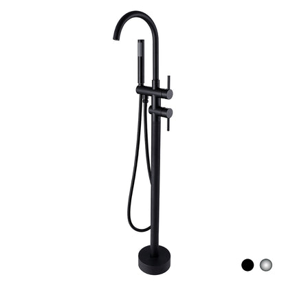 Miscelatore monocomando per vasca Dante - Nero