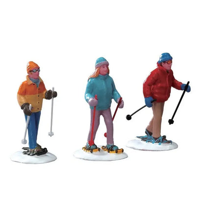 Lemax  “Snowshoe Walkers” set 3 pezzi – 4 x 3 x H8 cm
