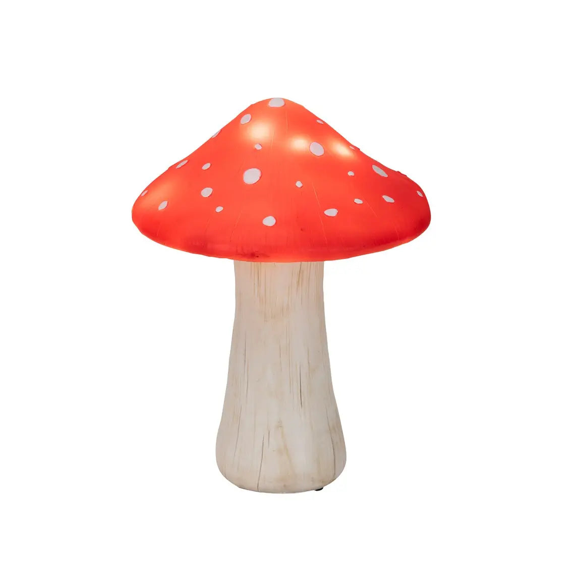 Fungo decorativo in poliresina con LED 21 × 21 × H27,5 cm