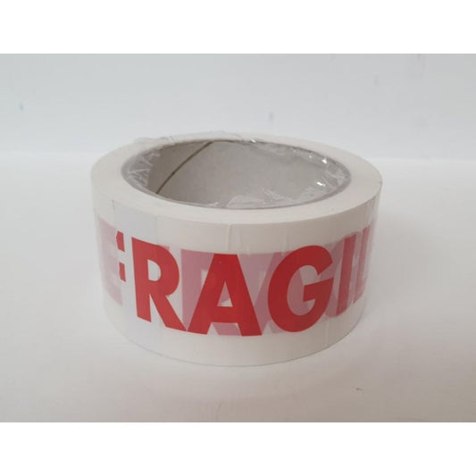 Nastro imballaggio fragile rosso 50 mm x 67 m