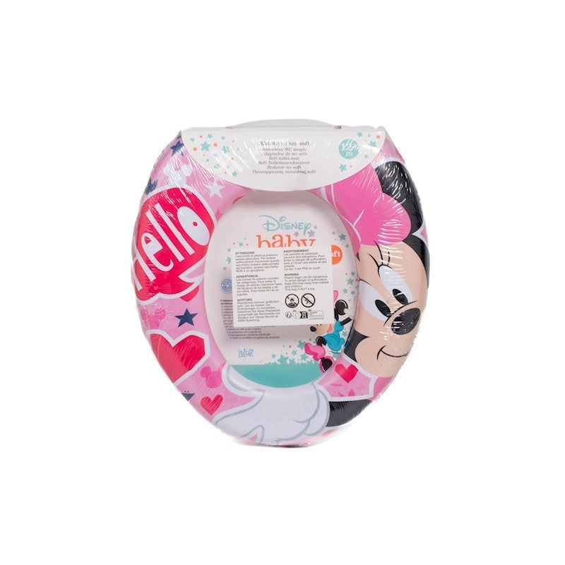 Riduttore per WC Soft Disney Minnie Icon imbottito BPA Free +12 Mesi
