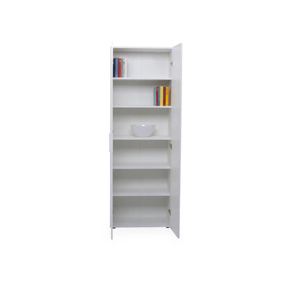 Armadio 2 ante con 6 ripiani bianco opaco cm 69x37x198 h