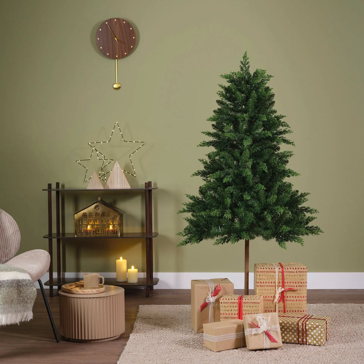 Albero di Natale Cedar Fir verde Ø82 × H150 cm
