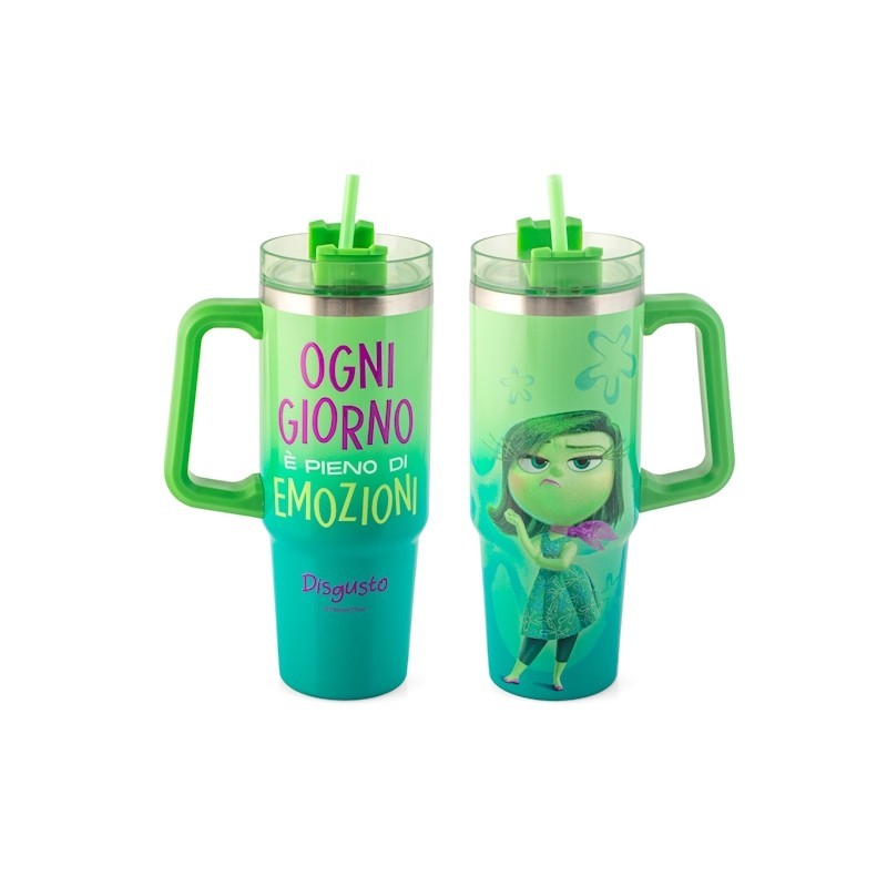 Mug termico Inside Out Disgusto 0,9 L in acciaio inox