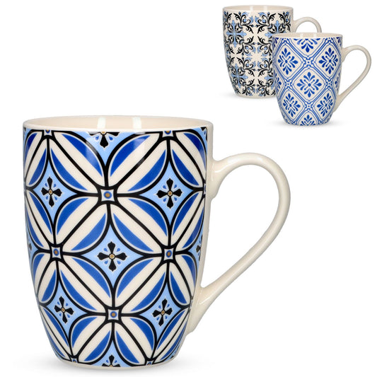 Mug Azulejos New Bone China 340 cc assortiti