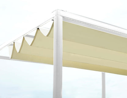 Gazebo alluminio milwaukee c-telo elettrico 3x3m x 2.5h