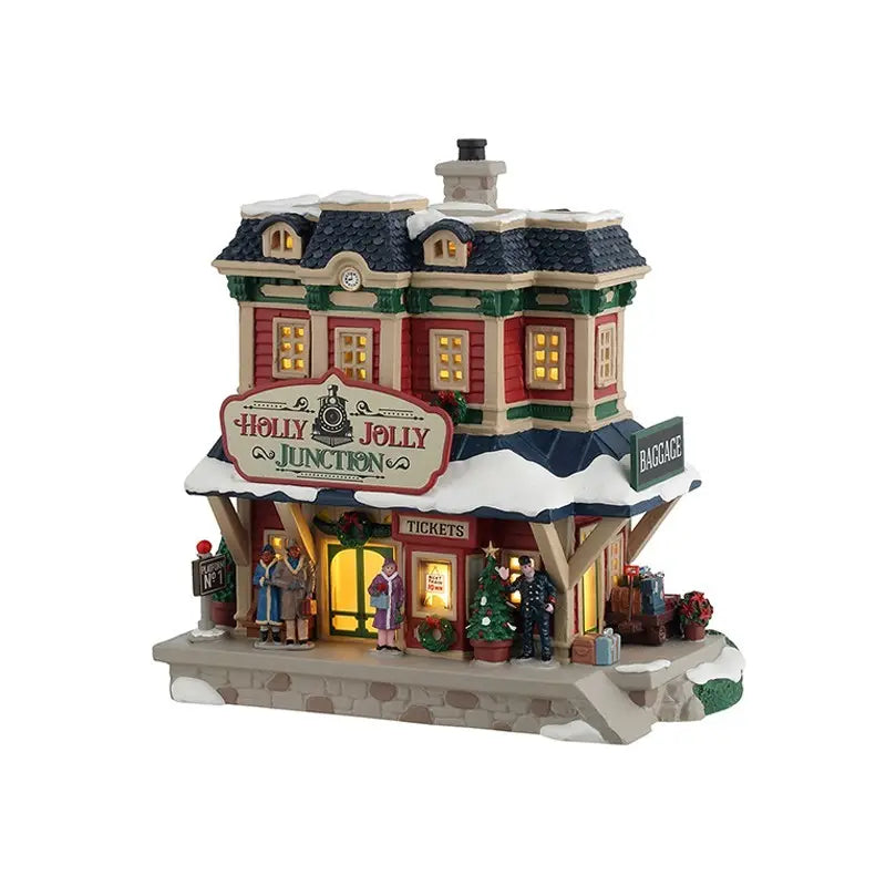Lemax Holly Jolly Junction 20 × 10,6 × H20,5 cm con adattatore