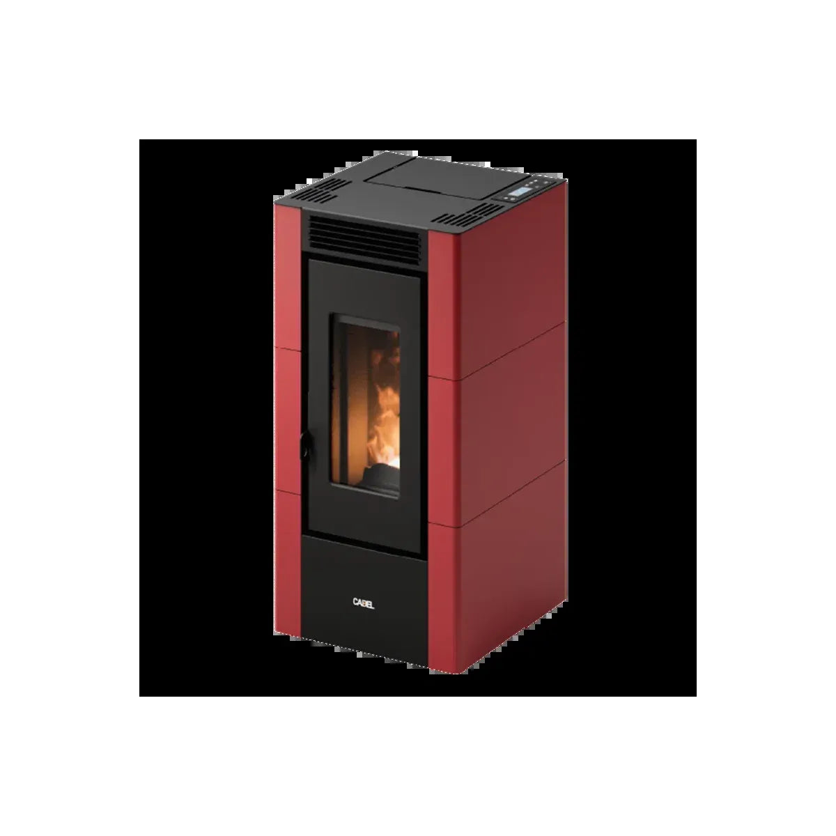 STUFA A PELLET CRISTAL 6 ROSSO 5,5KW