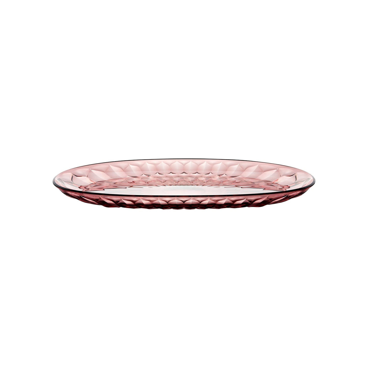 Vassoio ovale grande 45x26,5x3,3 cm malva