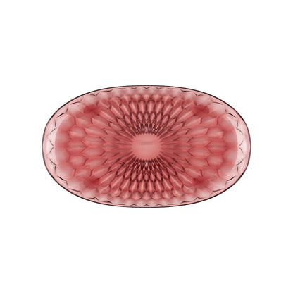 Vassoio ovale grande 45x26,5x3,3 cm malva