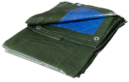 Telo occhiellato blu/verde 3x4m