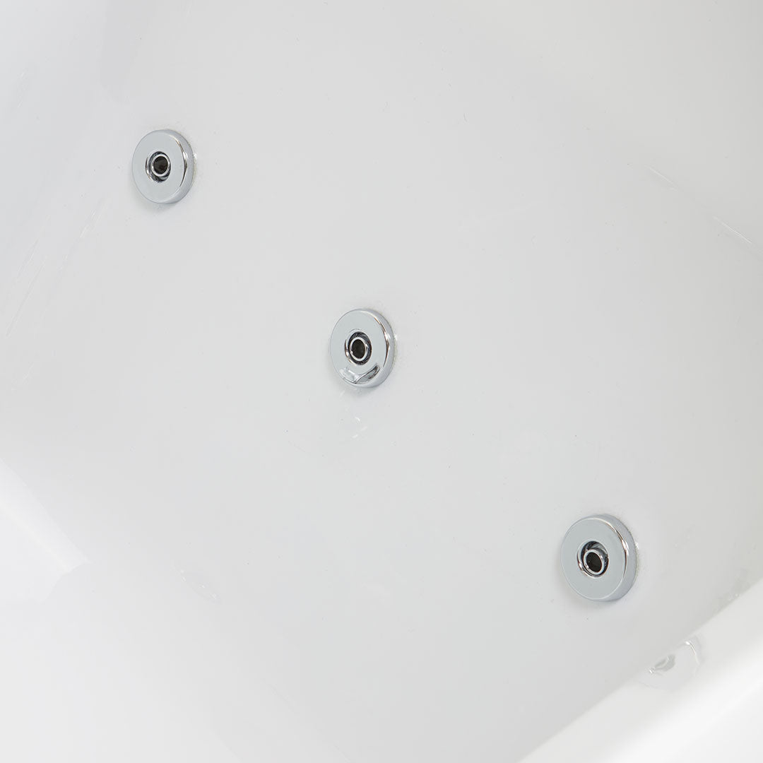 Vasca Rettangolare a Idromassaggio con 7 Getti