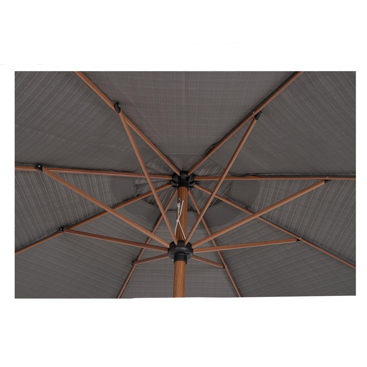 Bizzotto ombrellone Palinuro con snodo 3 m colore grigio