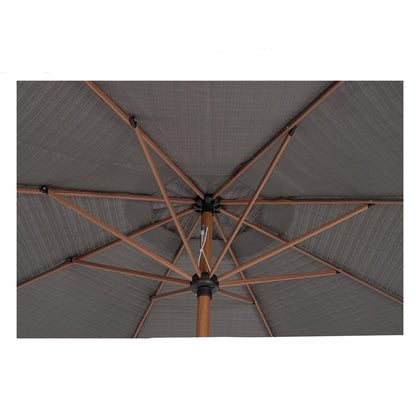 Bizzotto ombrellone Palinuro con snodo 3 m colore grigio