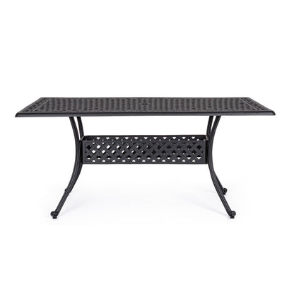 Tavolo da esterno Ivrea rettangolare antracite cm 90 x 160