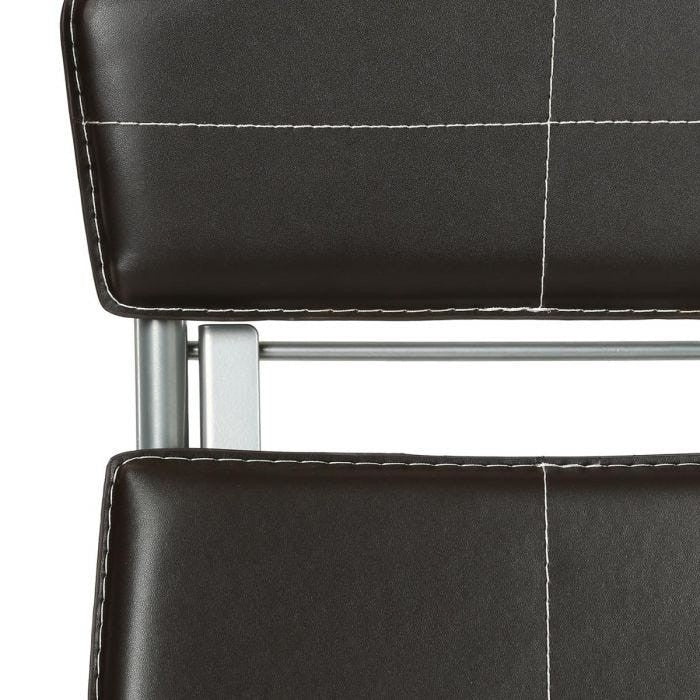 Sedia pieghevole marrone cm 40,5x40x83h