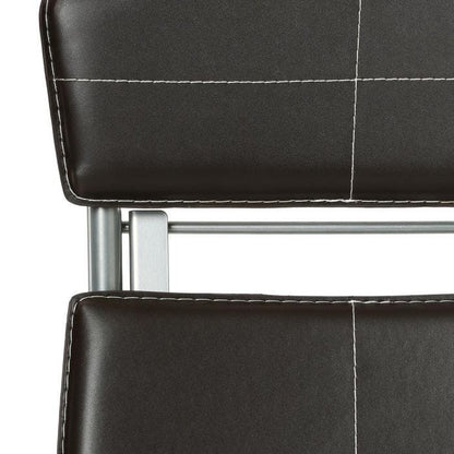 Sedia pieghevole marrone cm 40,5x40x83h