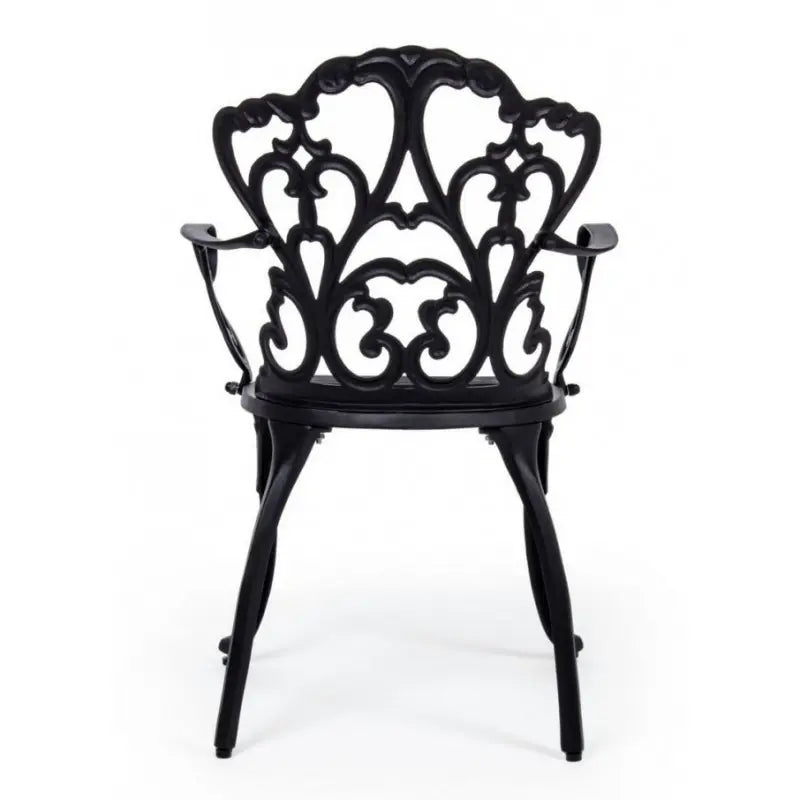 Sedia da esterno Victoria in alluminio antracitecm 57.5x 58x 87.5h